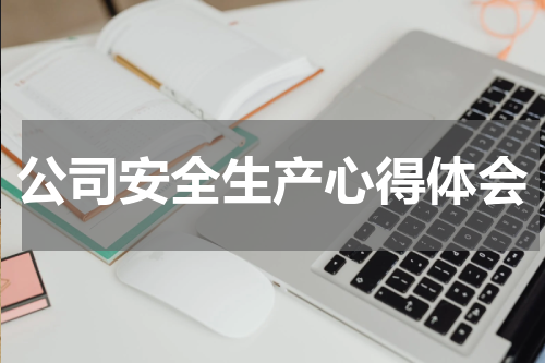 公司安全生产心得体会
