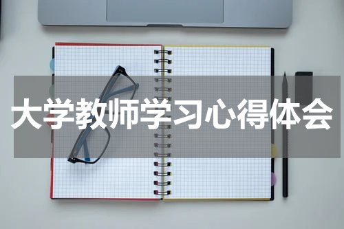 大学教师学习心得体会