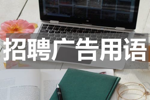 招聘广告用语
