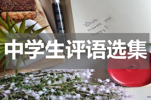 中学生评语选集