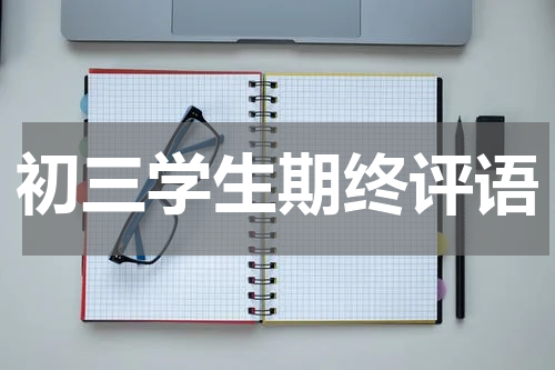 初三学生期终评语