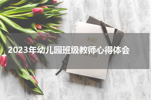 2023年幼儿园班级教师心得体会