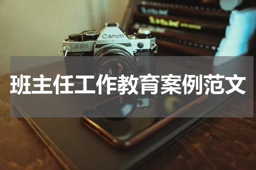 班主任工作教育案例范文