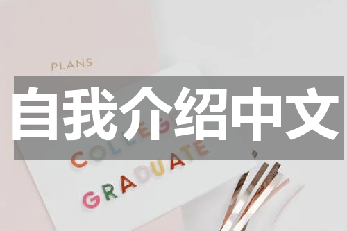 自我介绍中文
