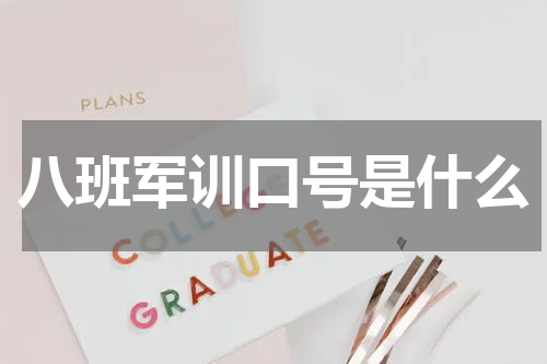 八班军训口号是什么