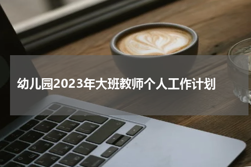 幼儿园2023年大班教师个人工作计划