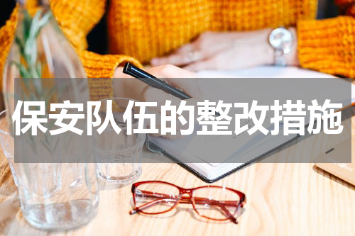 保安队伍的整改措施