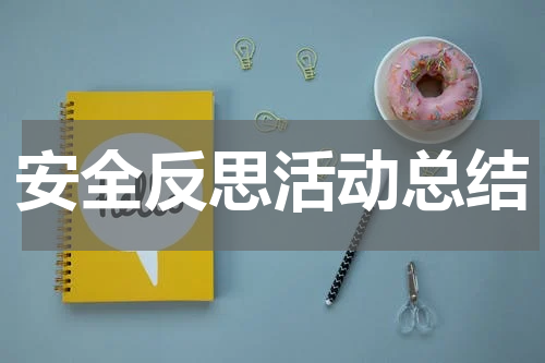 安全反思活动总结