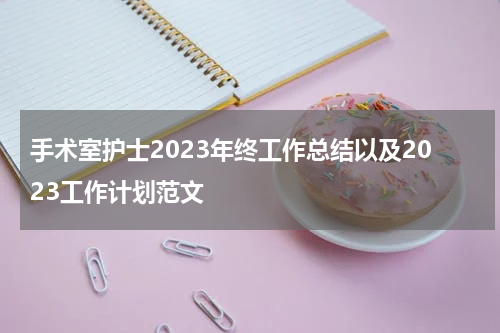 手术室护士2023年终工作总结以及2023工作计划范文