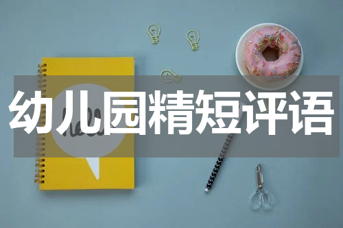 幼儿园精短评语