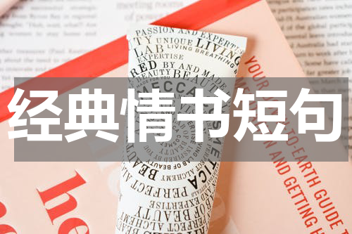 经典情书短句