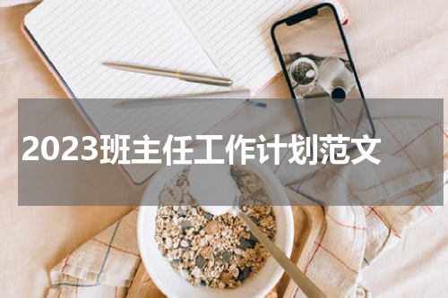 2023班主任工作计划范文