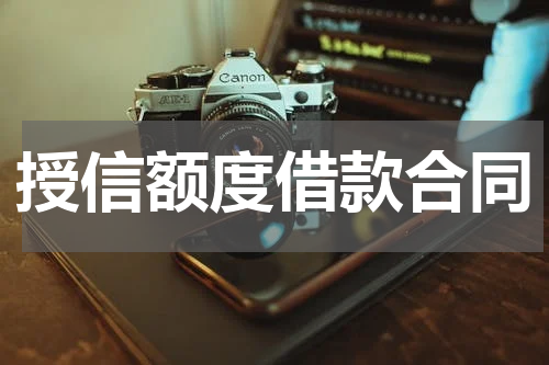 授信额度借款合同
