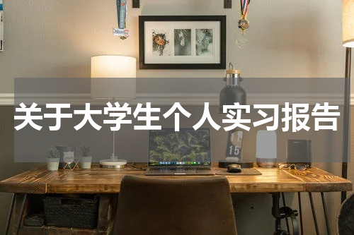 关于大学生个人实习报告
