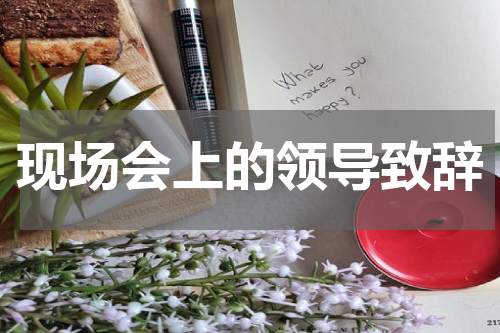 现场会上的领导致辞
