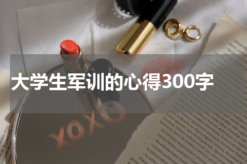 大学生军训的心得300字