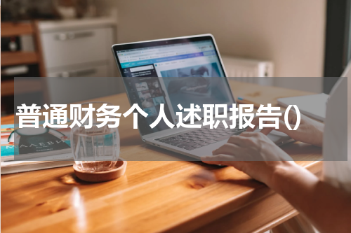普通财务个人述职报告()