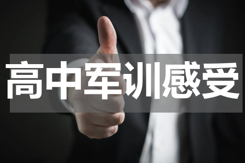 高中军训感受