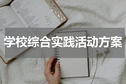 学校综合实践活动方案