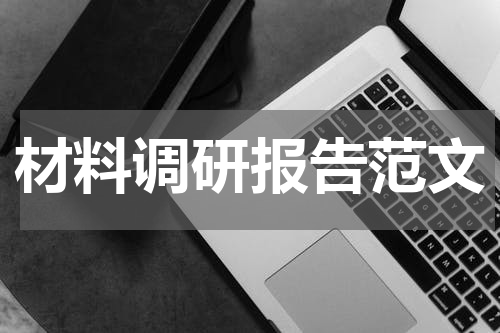 材料调研报告范文