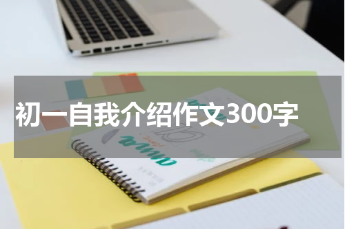 初一自我介绍作文300字