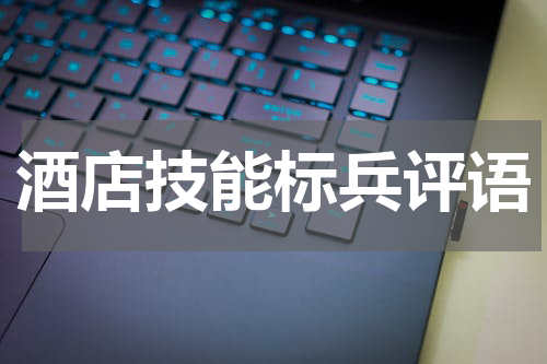 酒店技能标兵评语