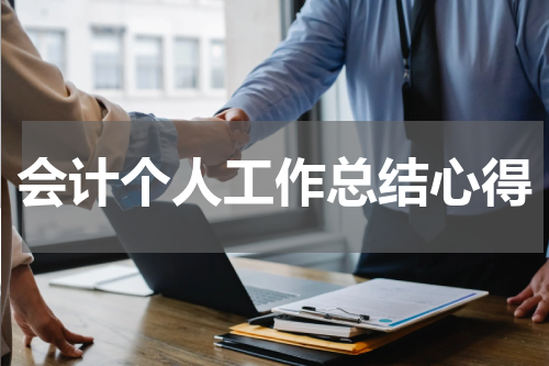 会计个人工作总结心得