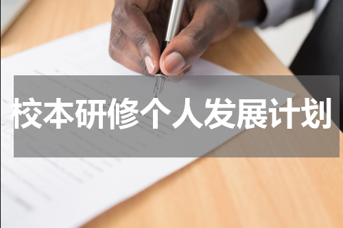校本研修个人发展计划