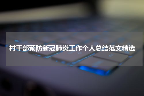 村干部预防新冠肺炎工作个人总结范文精选