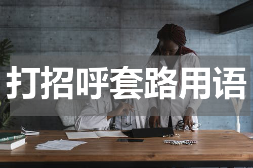打招呼套路用语