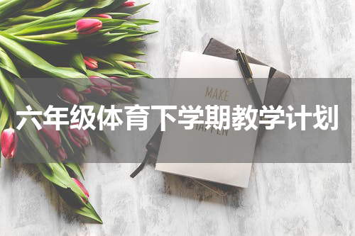 六年级体育下学期教学计划