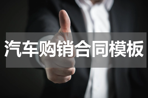 汽车购销合同模板