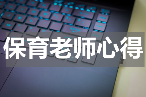 保育老师心得