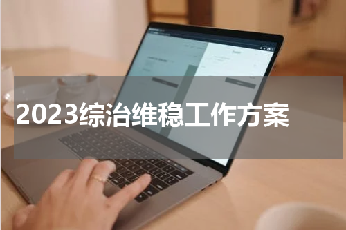 2023综治维稳工作方案
