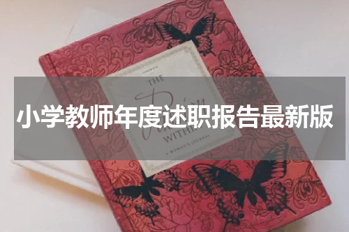 小学教师年度述职报告最新版