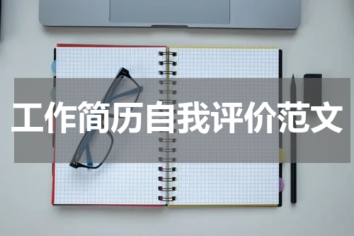 工作简历自我评价范文