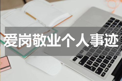 爱岗敬业个人事迹