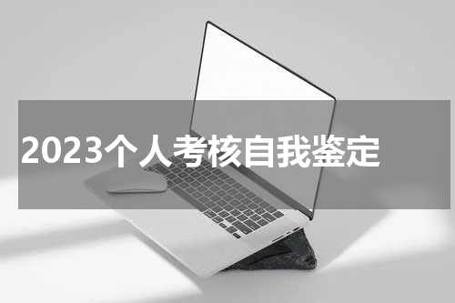 2023个人考核自我鉴定