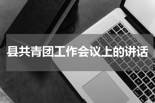县共青团工作会议上的讲话