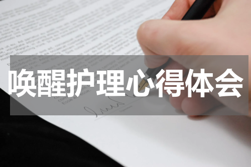 唤醒护理心得体会