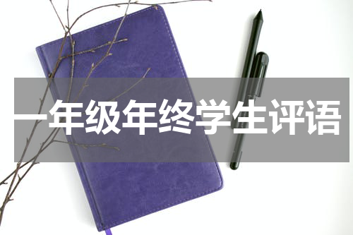 一年级年终学生评语