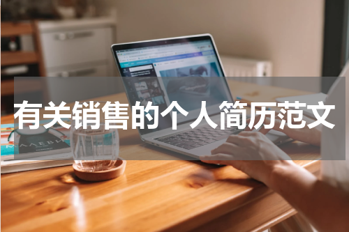 有关销售的个人简历范文