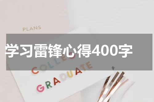 学习雷锋心得400字