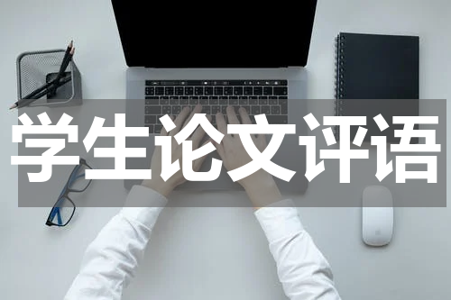 学生论文评语