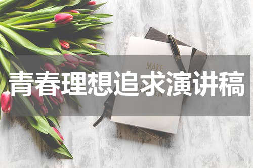 青春理想追求演讲稿