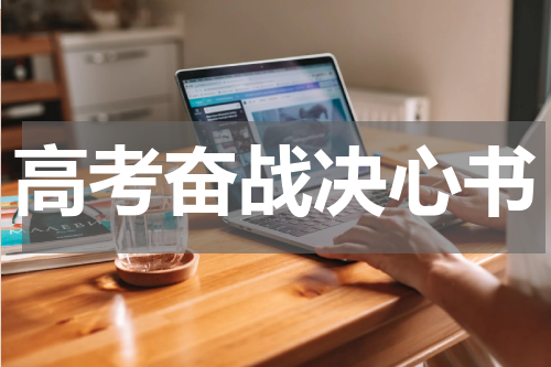高考奋战决心书