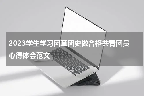 2023学生学习团章团史做合格共青团员心得体会范文