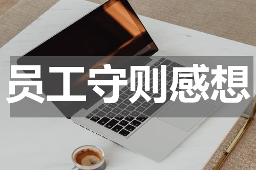 员工守则感想