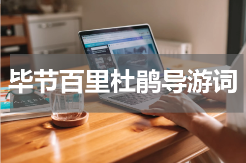 毕节百里杜鹃导游词