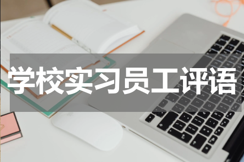 学校实习员工评语